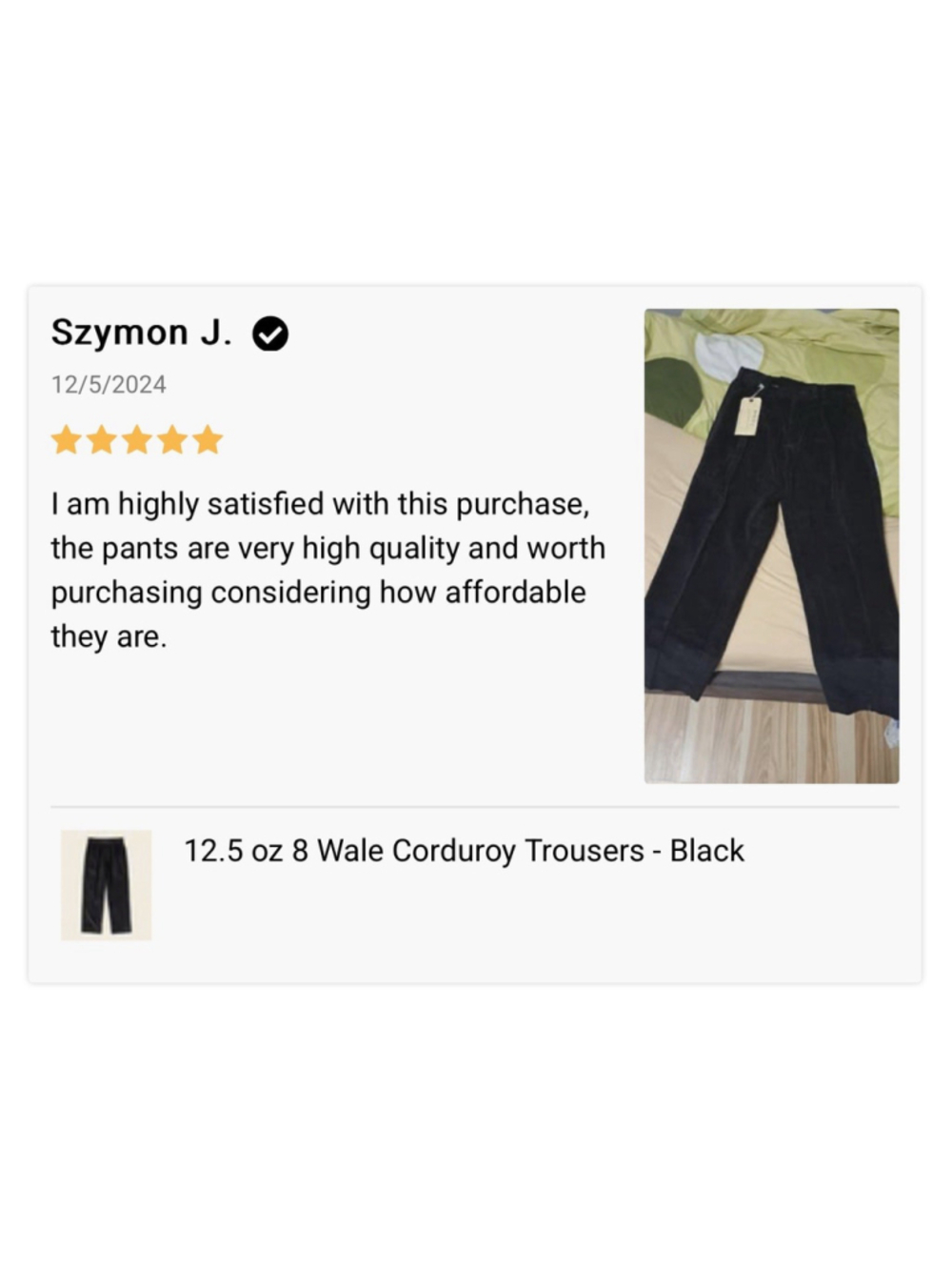 NON STOCK Corduroy Pants Men Pleated Casual Trousers Loose Workwear L - Picture 8 of 16